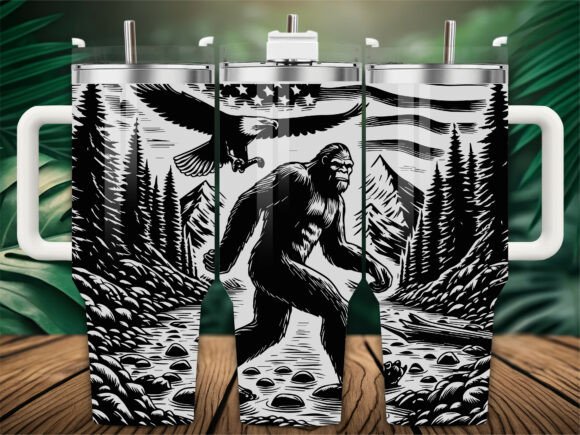 Bigfoot Forest 40oz Tumbler Wrap Review