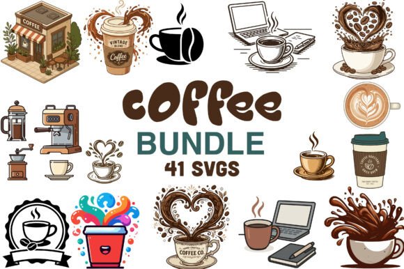 Coffee Svg Bundle, Coffee Cup, Barista Review