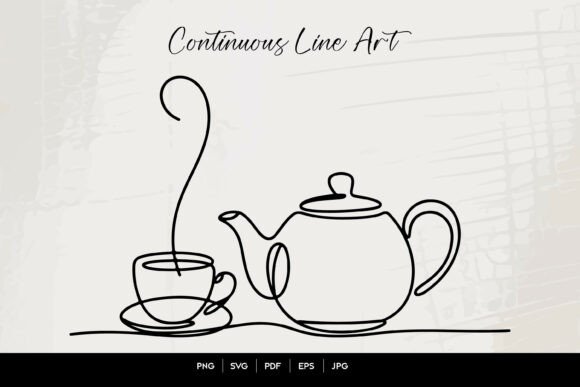 Continuous Line Teapot and Cup: A Designer's Real-World Embroidery Review