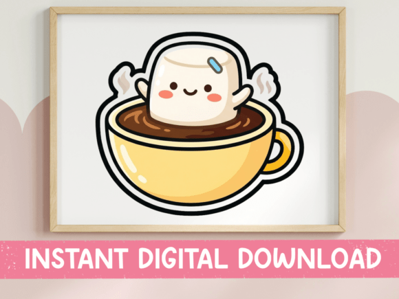 Cute Marshmallow Hot Cocoa Design Review
