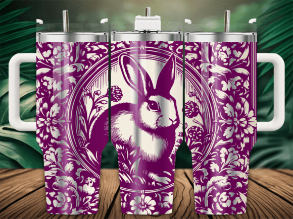 Easter Bunny Floral Tumbler Wrap Review