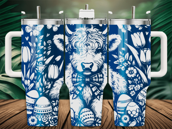 Easter Eggs Highland Cow Review for Embroidery Pros