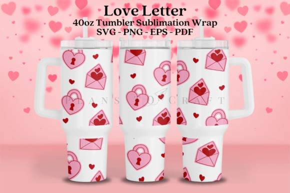 Love Letter Valentine 40oz Tumbler Wrap Review