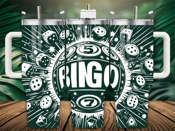 Retro Bingo Luck Dice 40oz Tumbler Review