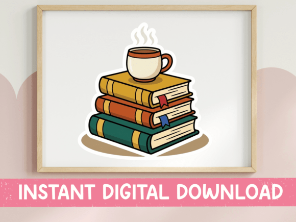 Stacked Books and Coffee Reader Design: A Designer's Review