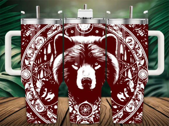 Tribal Bear Mandala 40oz Tumbler Review