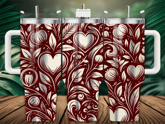 Valentines Floral Hearts Tumbler Review