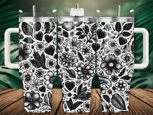 Valentines Flower Pattern Tumbler Review
