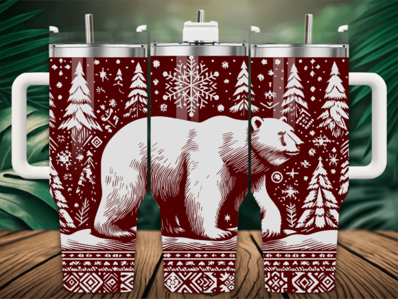 Winter Forest Polar Bear Embroidery Review
